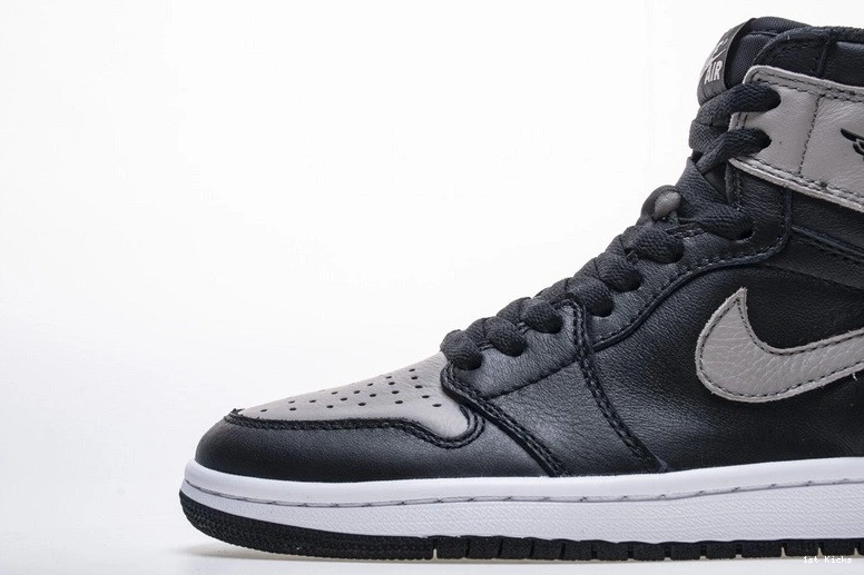 OG  1 555088-013 Retro Black Gray Air Shadow Jordan High 0313